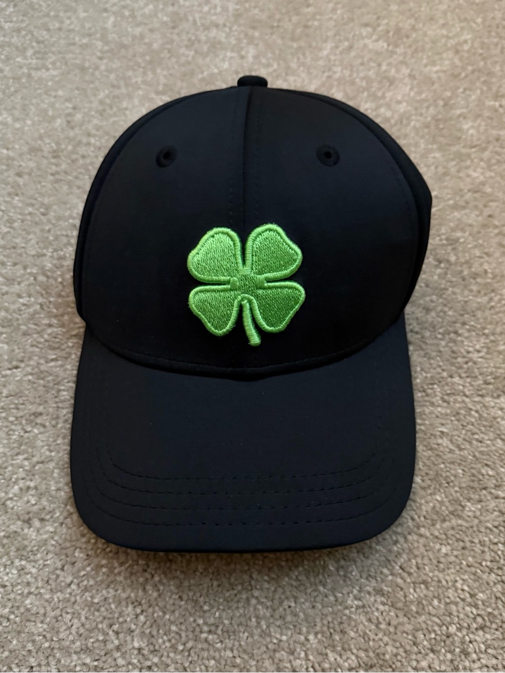 Black Clover Live Lucky Black Cap Hat Never Used S/M Unisex Logo Quality Classic
